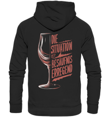 Die Situation ist Besäufnis erregend - Organic Hoodie - Hoodies (Black, XS, ) - GruemArt