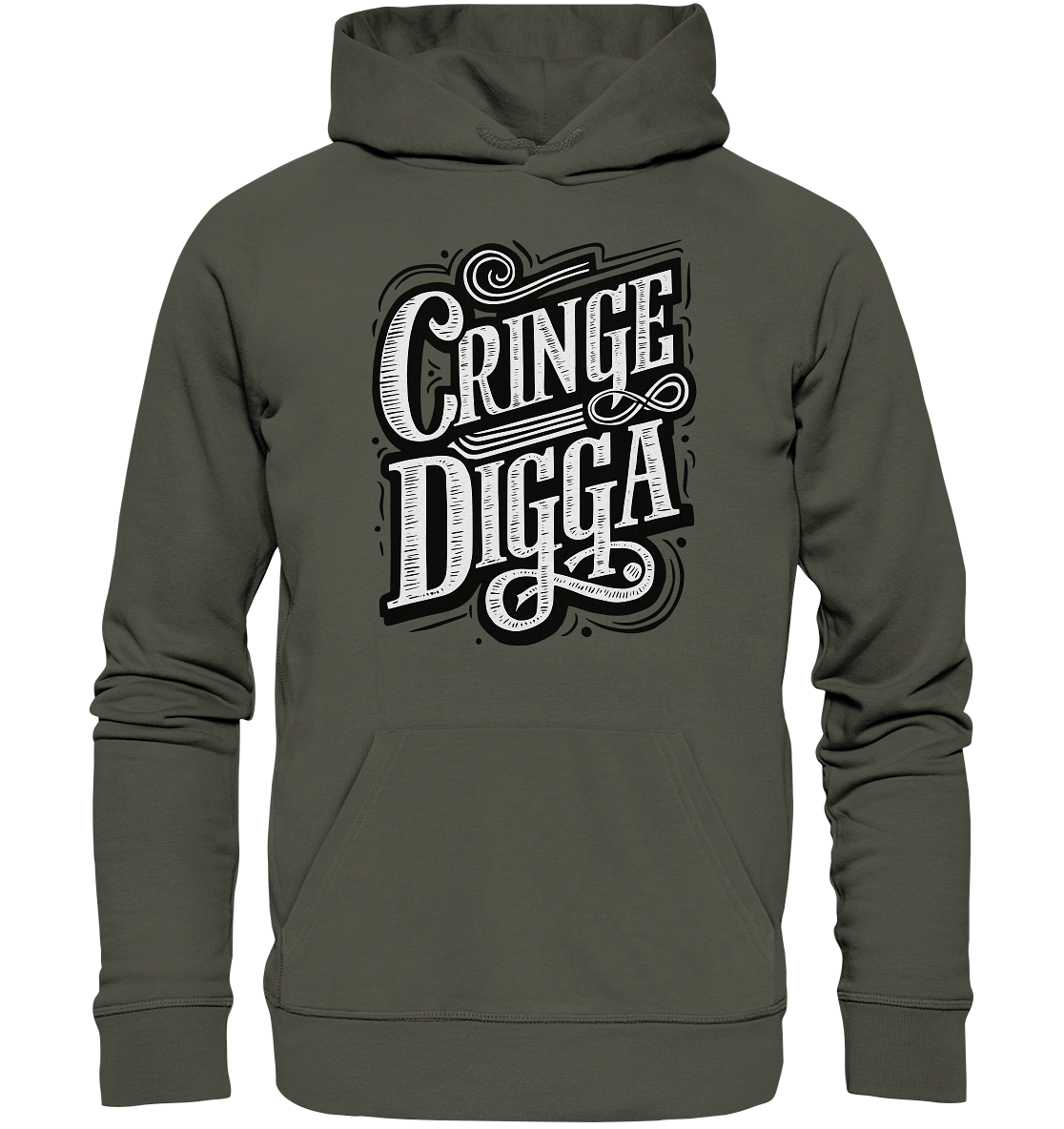 Cringe Digga  - Organic Hoodie