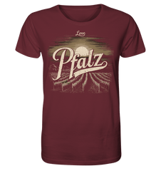 Love Pfalz - Organic Shirt - Unisex - Shirts (Burgundy, XS, ) - GruemArt