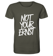 NOT YOUR ERNST - Organic Shirt - Unisex-Shirts (Khaki, XS, ) - GruemArt