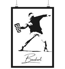 Bankert - Poster Din A1 (hoch) - Wall Art (Paperwhite, Din A1 (hoch), ) - GruemArt