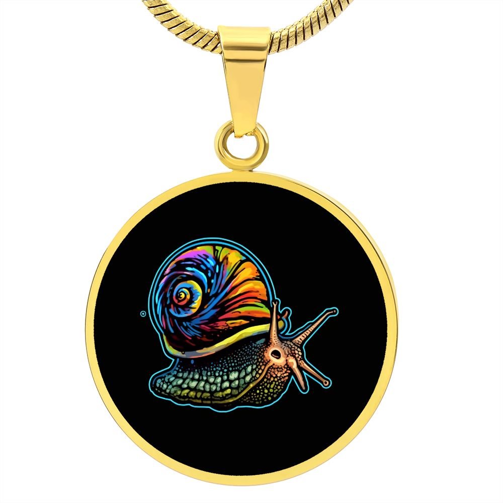 DMT Snail - Jewelry (Luxury Necklace (Silver), Yes, ) - GruemArt