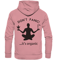 Don't panic... it's organic - Organic Basic Hoodie - Hoodie (Canyon Pink, XS, ) - GruemArt