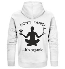 Don't panic... it's organic - Organic Zipper - Jacken/ Zipper (White, S, ) - GruemArt