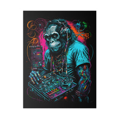 Funky Monkey - Leinwanddruck auf Keilrahmen - Leinwanddruck (75x100cm, 1.9cm, ) - GruemArt