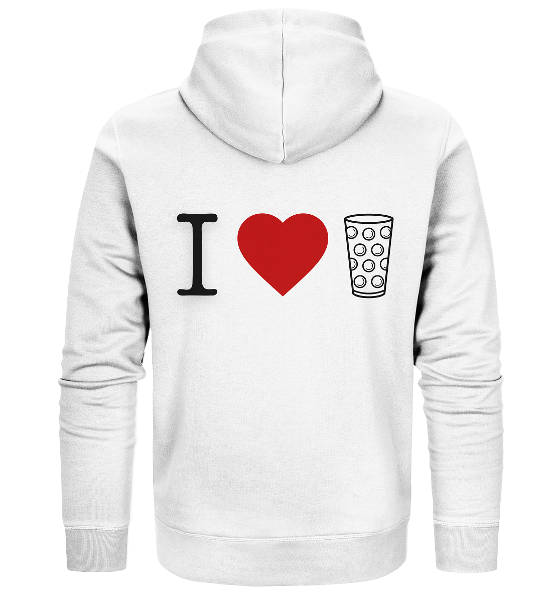 I LOVE SCHORLE BUNT - Organic Zipper - Jacken/ Zipper (White, S, ) - GruemArt