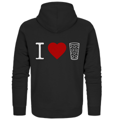 I LOVE SCHORLE BUNT - Organic Zipper - Jacken/ Zipper (Black, S, ) - GruemArt