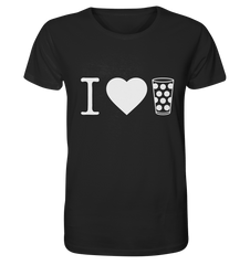 I LOVE SCHORLE - Organic Basic Shirt - Unisex-Shirts (Black, S, ) - GruemArt