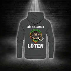 LÖTEN DIGGA - HOODIE UNISEX - Hoodies (Anthrazit, XS, ) - GruemArt