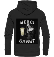 Merci Babbe - Organic Basic Hoodie - Hoodie (Schwarz, XS, ) - GruemArt