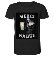 Merci Babbe - Organic Basic Shirt - Unisex Shirt (Black, S, ) - GruemArt