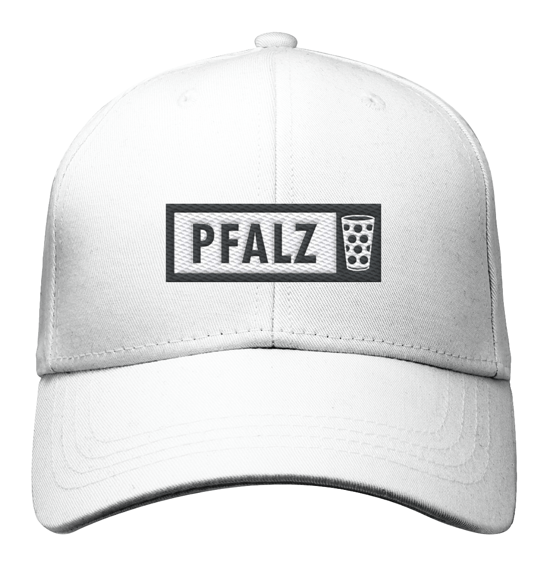 PFALZ - Organic Baseball Cap - Kappen & Mützen (White, One Size, ) - GruemArt