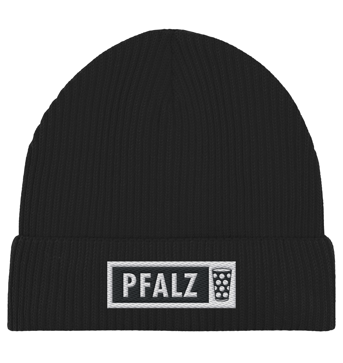 PFALZ - Organic Fisherman Beanie - Kappen & Mützen (Black, One Size, ) - GruemArt