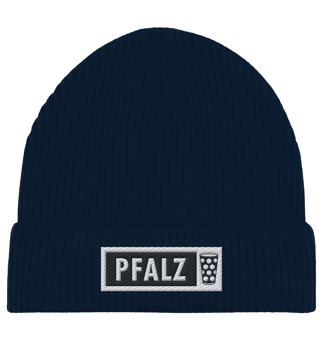 PFALZ - Organic Fisherman Beanie - Kappen & Mützen (French Navy, One Size, ) - GruemArt