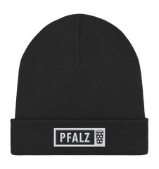 PFALZ - Organic Rib Beanie - Kappen & Mützen (Black, One Size, ) - GruemArt