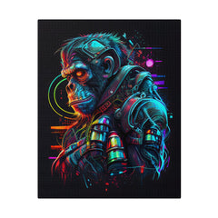 Space Ape - Leinwanddruck auf Keilrahmen - Leinwanddruck (20x25cm, 1.9cm, ) - GruemArt